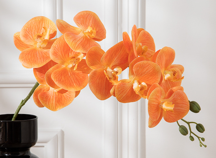 Artificial Phalaenopsis Silk Flowers For Wedding Decoration_voghion.com