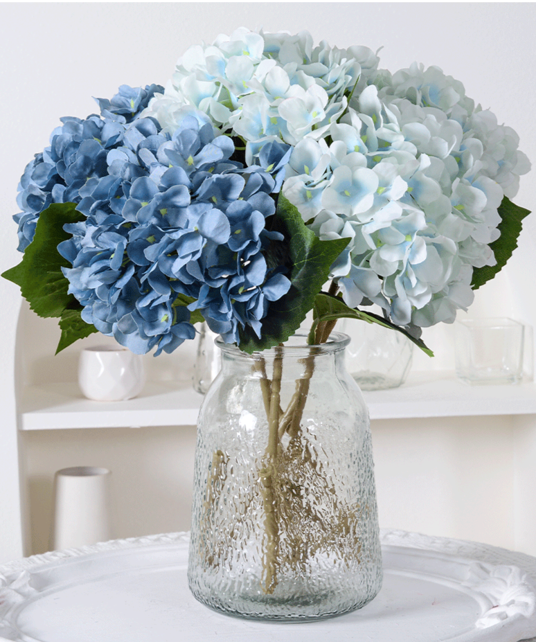 Artificial Hydrangea Silk Flowers For Wedding Home Decoration_voghion.com