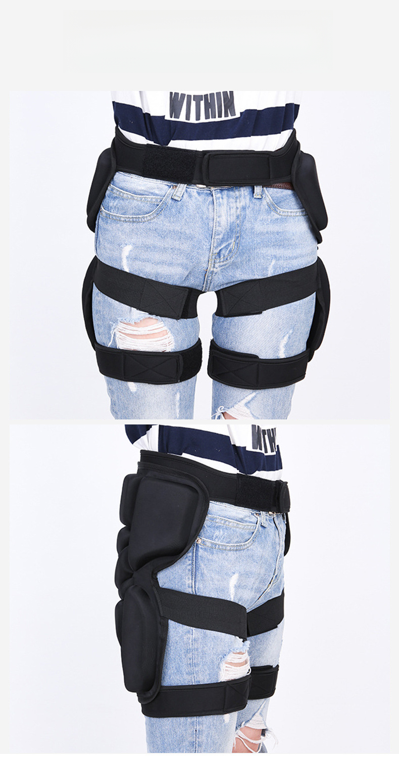 Protezione per sci ispessita, pattini a rotelle, protezione anticaduta, imbottitura per fianchi, per adulti e bambini_voghion.com