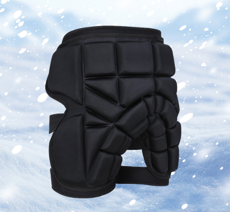 Protezione per sci ispessita, pattini a rotelle, protezione anticaduta, imbottitura per fianchi, per adulti e bambini_voghion.com