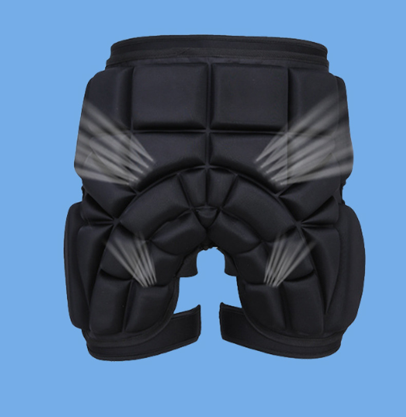 Protezione per sci ispessita, pattini a rotelle, protezione anticaduta, imbottitura per fianchi, per adulti e bambini_voghion.com