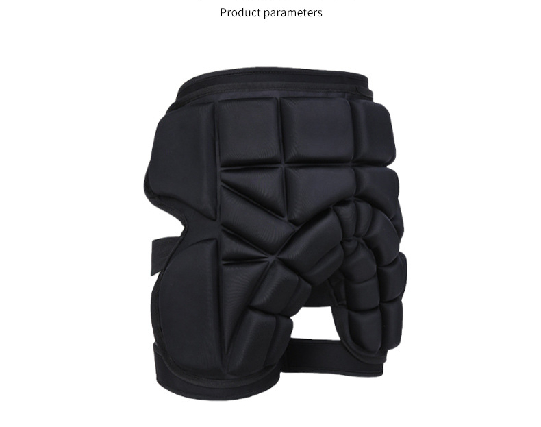 Protezione per sci ispessita, pattini a rotelle, protezione anticaduta, imbottitura per fianchi, per adulti e bambini_voghion.com