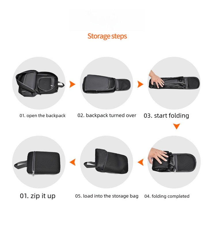 Outdoor Sports Folding Storage Bag, Lightweight For Mountain Climbing Hiking, Large-capacity Camping And Picnic Backpack_voghion.com