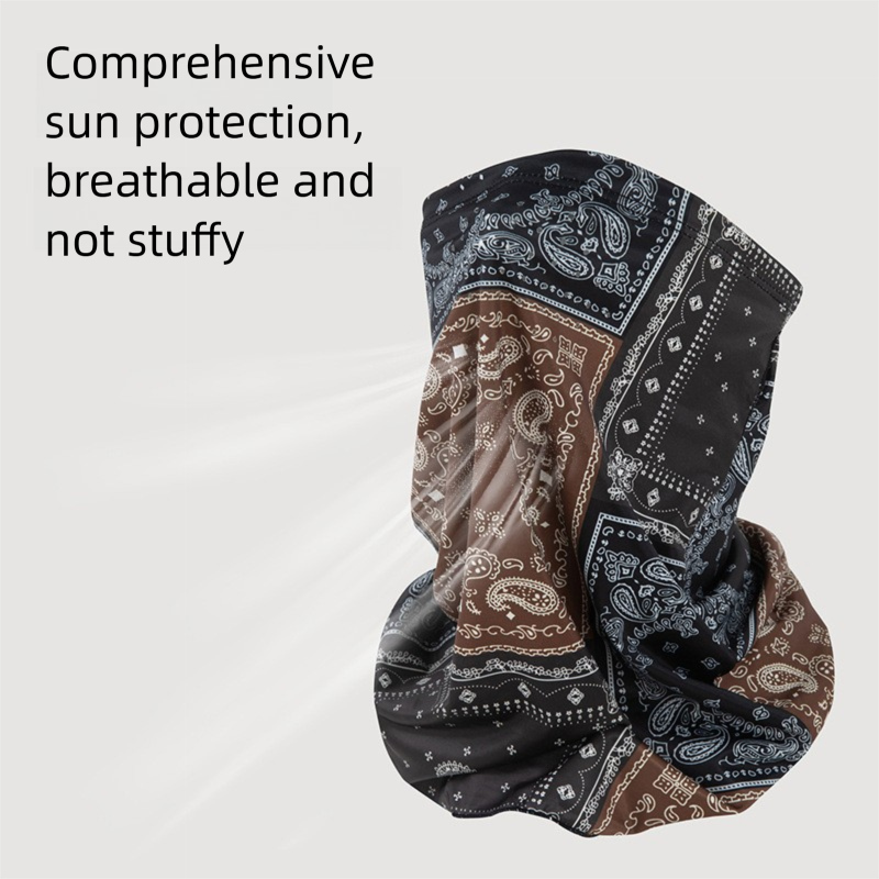 Ice Silk Ear-Hanging Sun Protection Breathable Mask Outdoor Cycling Unisex Face Towel Summer Fishing Bicycle Neck Gaiter_voghion.com
