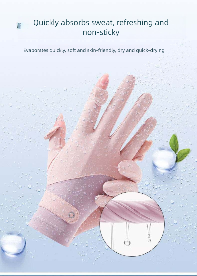 Women's Hiking Gloves For Mountaineering Sun Protection Cycling_voghion.com