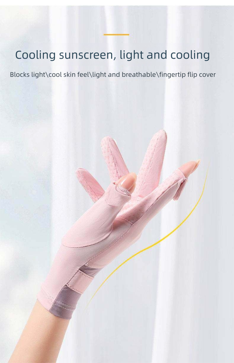 Women's Hiking Gloves For Mountaineering Sun Protection Cycling_voghion.com
