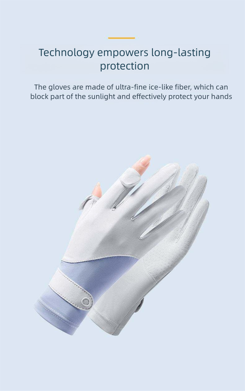 Women's Hiking Gloves For Mountaineering Sun Protection Cycling_voghion.com