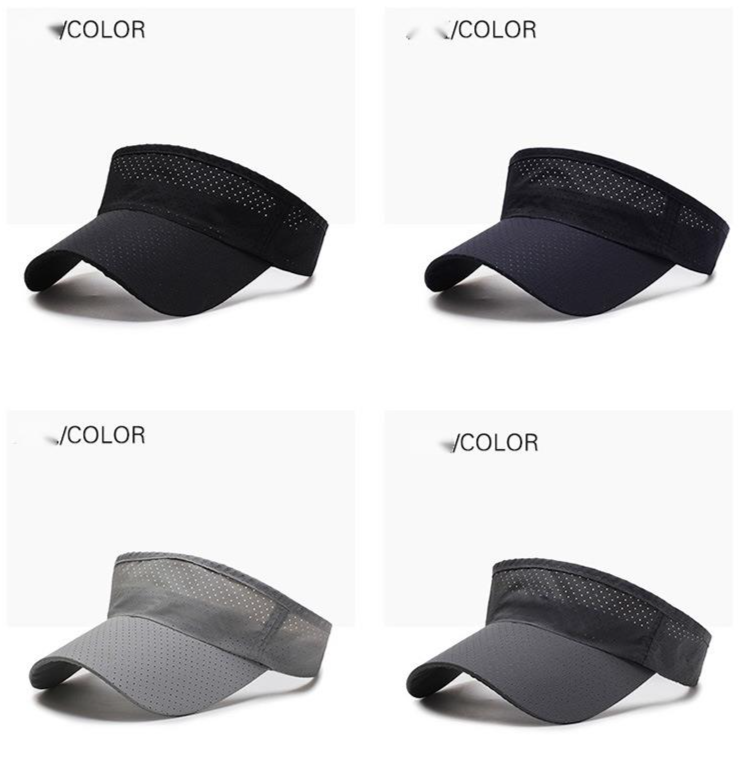 Summer Men's Open-top Outdoor Breathable Versatile Perforated Sun Hat, Suitable For Sports, Travel, And Mountaineering,_desvips.com