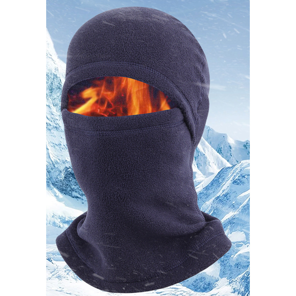 Ruidong Autumn And Winter Ski Mask Integrated Polar Fleece Windproof Coldproof Cycling Outdoor Warm Headgear_voghion.com