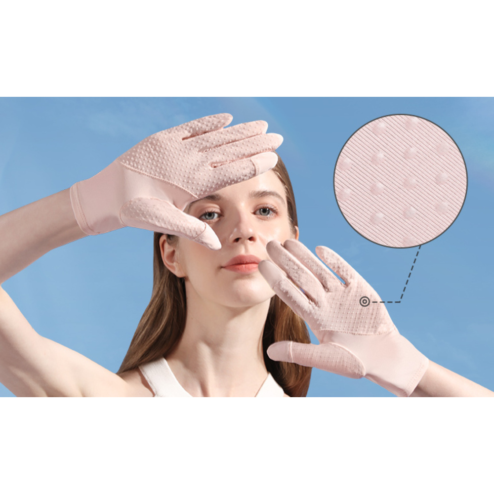 Gants de surf ultra-fins en soie glacée, protection UV UPF50+, antidérapants, pour le rafting, le paddle, la natation et la plongée._voghion.com