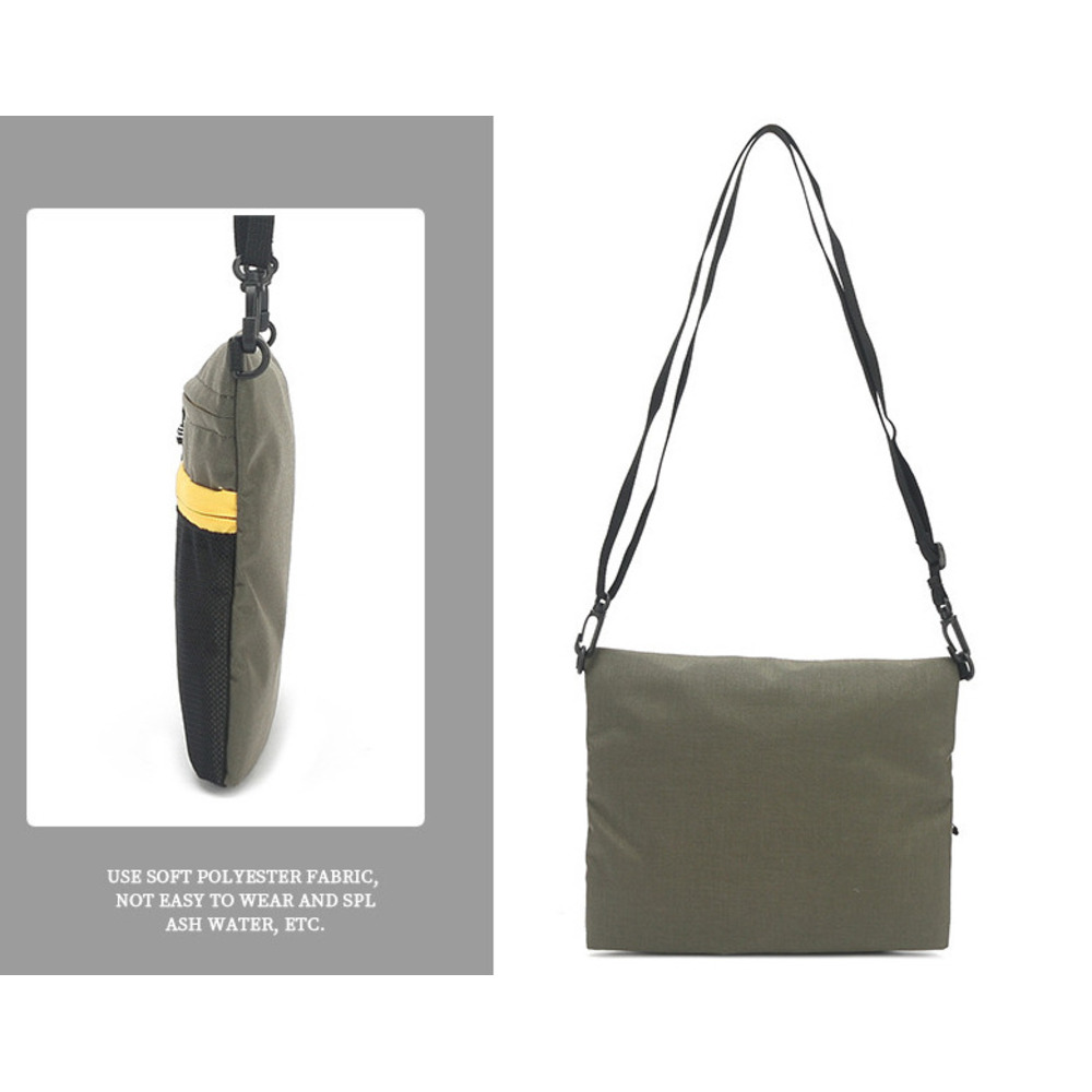 Große Herren-Sport-Umhängetasche mit großem Fassungsvermögen, Farbblock-Design_voghion.com