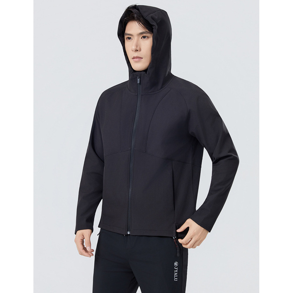 Giacca da uomo per sport all'aria aperta, invernale, foderata in pile, impermeabile, calda, casual, con cappuccio, softshell, per escursionismo, ciclismo e corsa_voghion.com