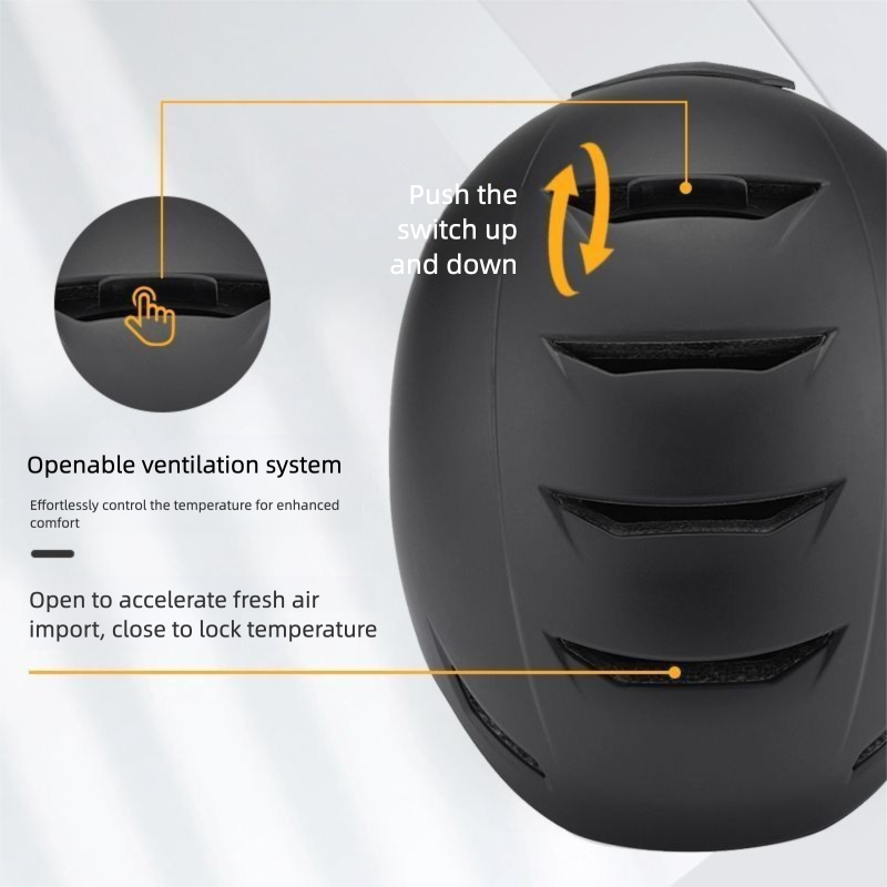 Eastinear Ski Helmet Men Women, Impact Resistant, Shock Absorbing, Large Head Circumference, Professional Outdoor Gear_voghion.com