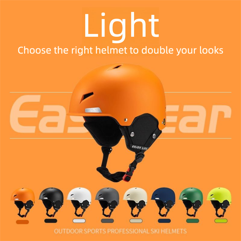 Eastinear Ski Helmet Men Women, Impact Resistant, Shock Absorbing, Large Head Circumference, Professional Outdoor Gear_voghion.com