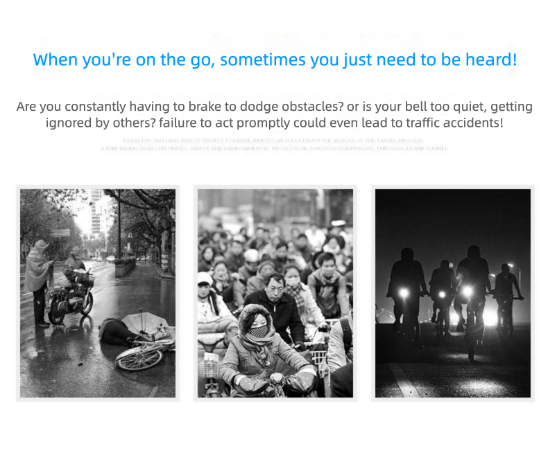 Bicycle Rechargeable Bright Flashlight Mountain Bike Road Horn Front Light Cycling Gear 1_voghion.com