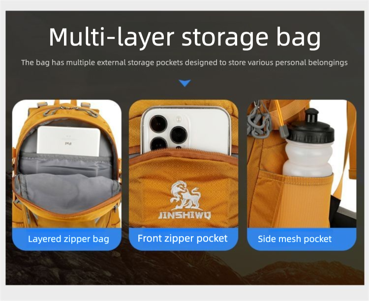 Golden Lion Wei Qi Backpack For Men And Women, Ultra-light Sports Hiking , Professional-grade Outdoor Trekking Water_voghion.com