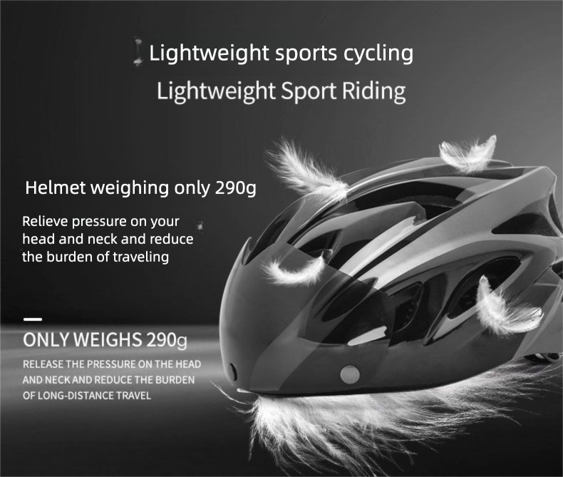 CE Cycling Helmet Magnetic Goggles Men And Women Summer Road Safety Hat With Brim Integrated Breathable Stylish_voghion.com