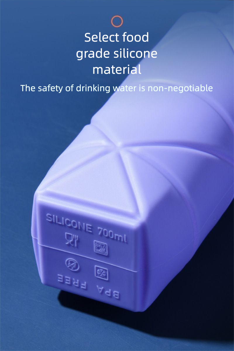 Foldable Silicone Travel Cup Outdoor Collapsible Drinking Bottle_voghion.com