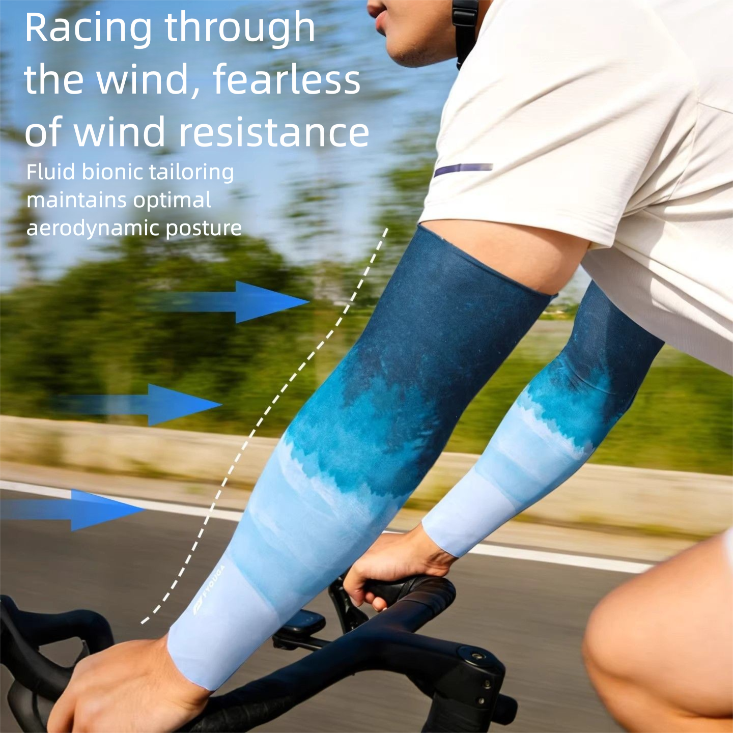 FYOUGA Sun Ice Silk Armstulpen für Damen und Herren, UV-Schutz für Frühling und Sommer, ideal für Outdoor-Aktivitäten wie Radfahren und Wandern_voghion.com