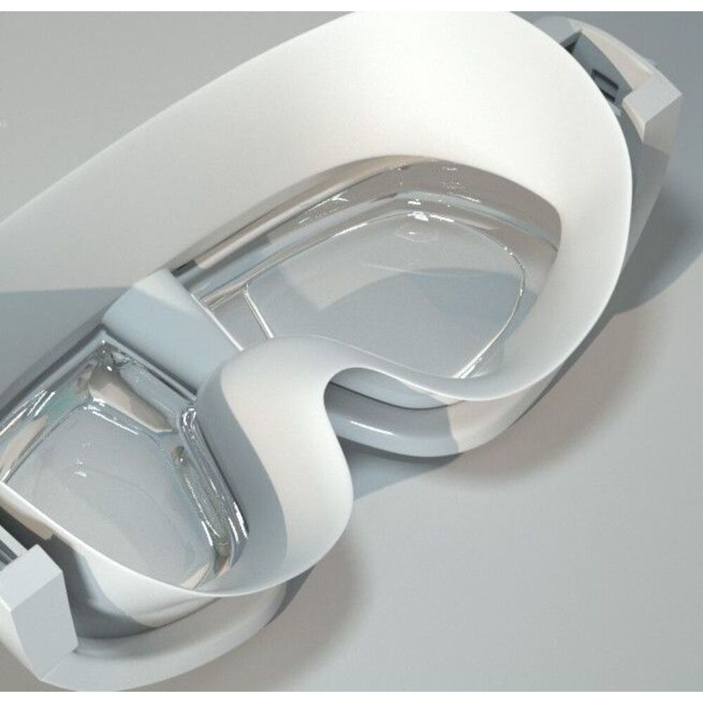 Large Frame Goggles Waterproof Anti-Fog Swimming Glasses Set With Prescription Unisex 150-1000 Degrees_voghion.com