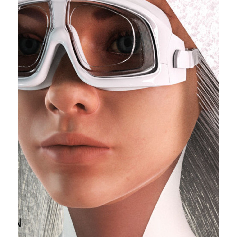 Large Frame Goggles Waterproof Anti-Fog Swimming Glasses Set With Prescription Unisex 150-1000 Degrees_voghion.com