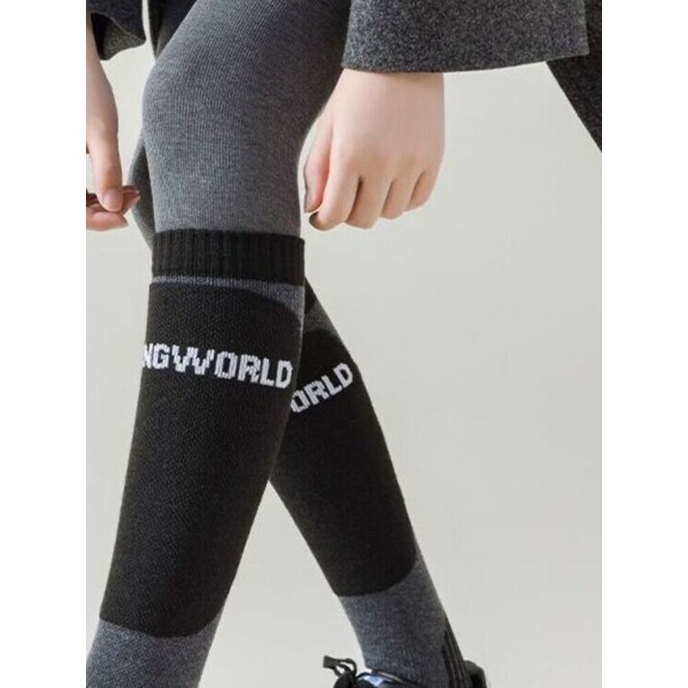Professional Ski For Men Winter Outdoor Sports Wool Long Socks Thickened Running Warm Cold-Proof Compression High Tube_voghion.com