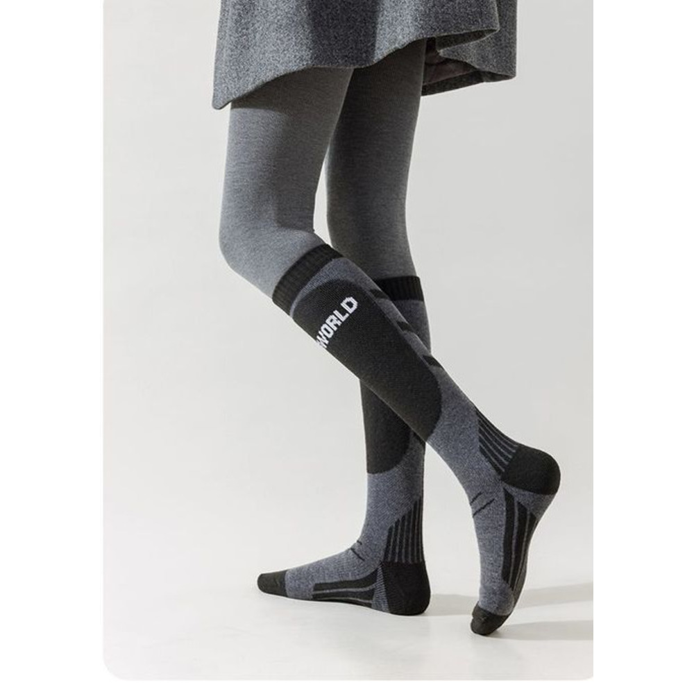 Professional Ski For Men Winter Outdoor Sports Wool Long Socks Thickened Running Warm Cold-Proof Compression High Tube_voghion.com