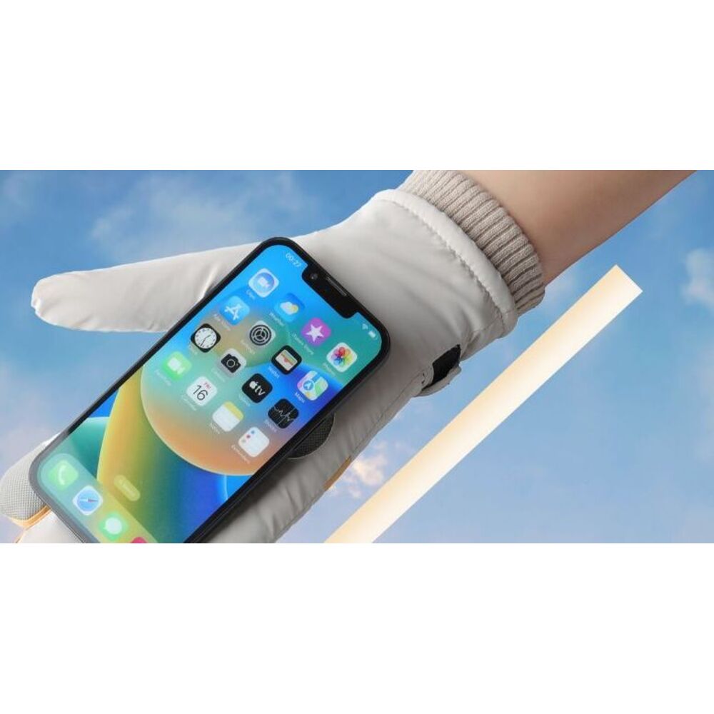 Winterhandschoenen voor dames, fleecevoering, winddicht, waterdicht, compatibel met touchscreen-ski's, buitenfietsen, elektrische fiets_voghion.com