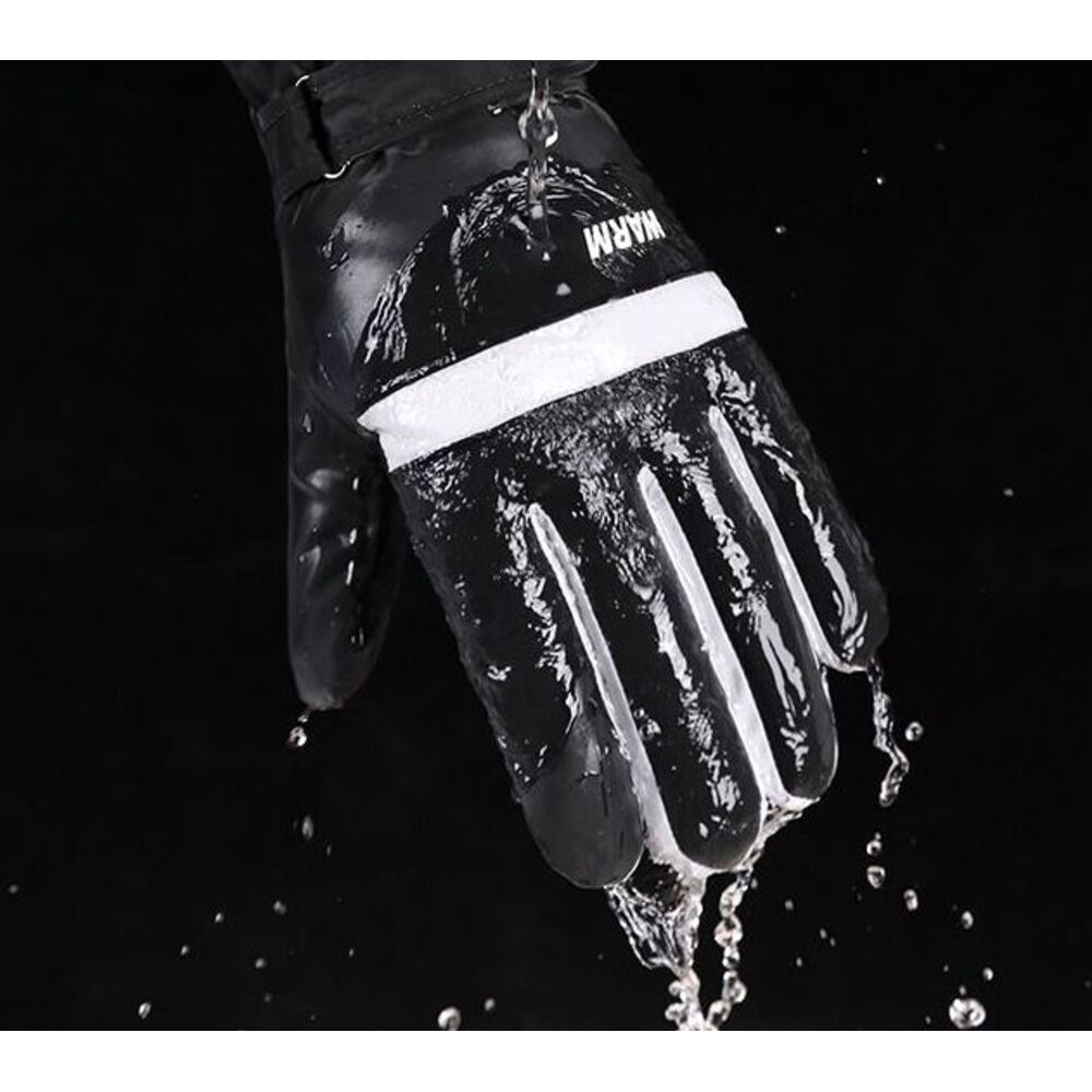 Winterhandschuhe für Damen, fleecegefüttert, winddicht, wasserdicht, Touchscreen-kompatibel, für Outdoor-Aktivitäten wie Radfahren und E-Bike-Fahren_voghion.com