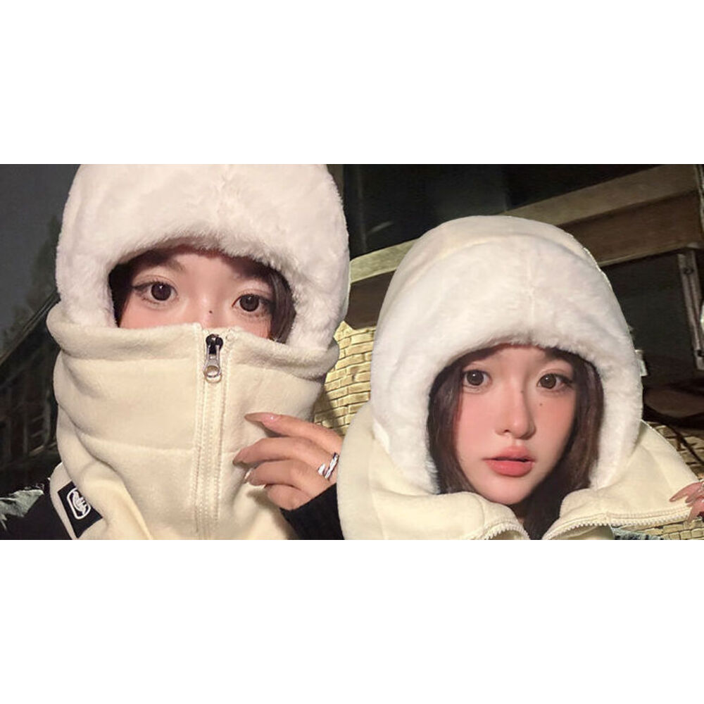 Neuer winddichter, integrierter Fahrrad-Halswärmerhut für Männer und Frauen, Winter-Reithelm mit Wärme, unverzichtbarer Kälteschutz_voghion.com