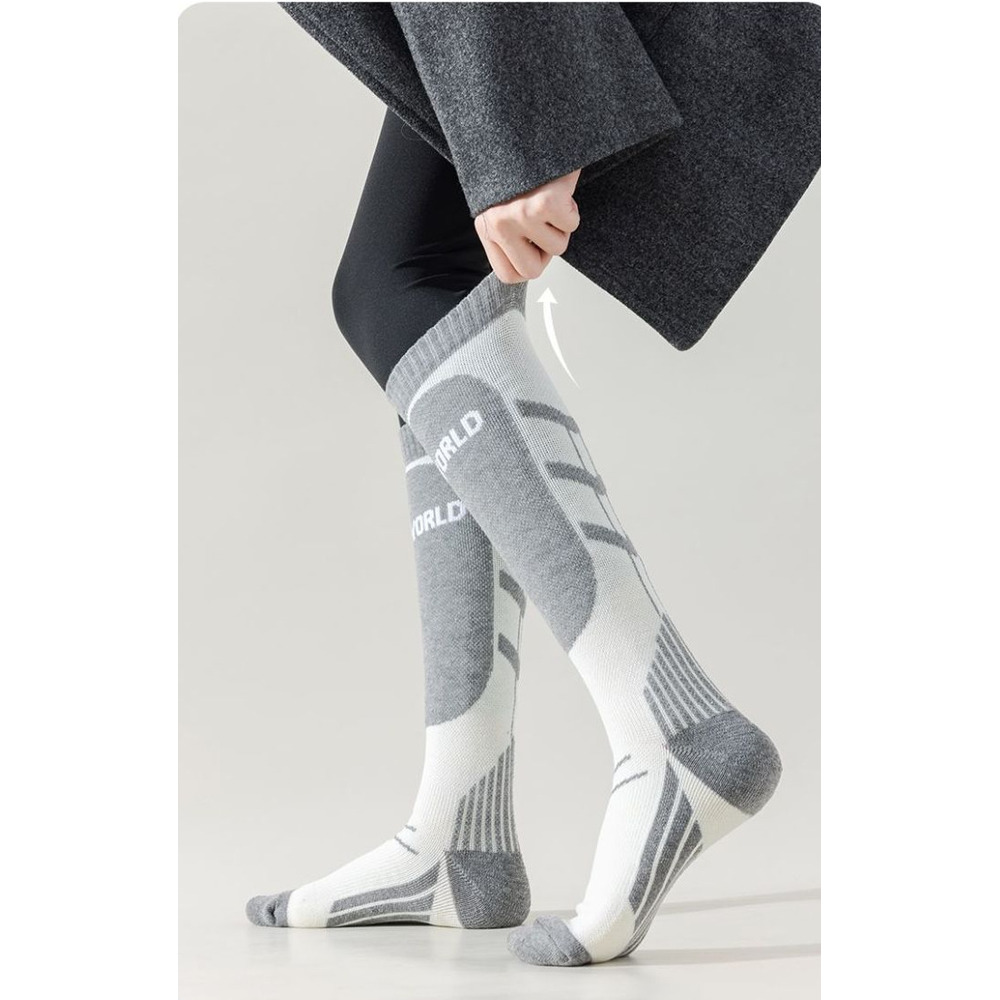 Professional Ski For Men Winter Outdoor Sports Wool Long Socks Thickened Running Warm Cold-Proof Compression High Tube_voghion.com