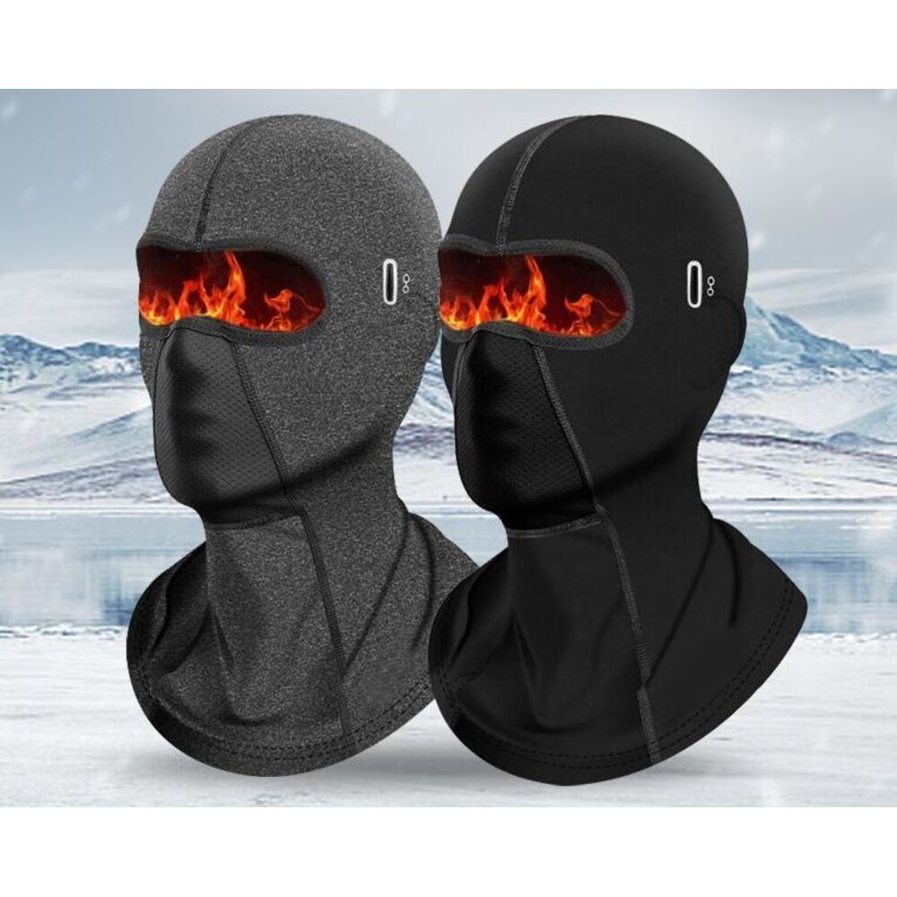 Winter Outdoor Wandelen Fietsen Hoofddeksel Heren Ski Gezichtsmasker Dames Snowboard Plus Fluweel Winddicht En Warm_voghion.com