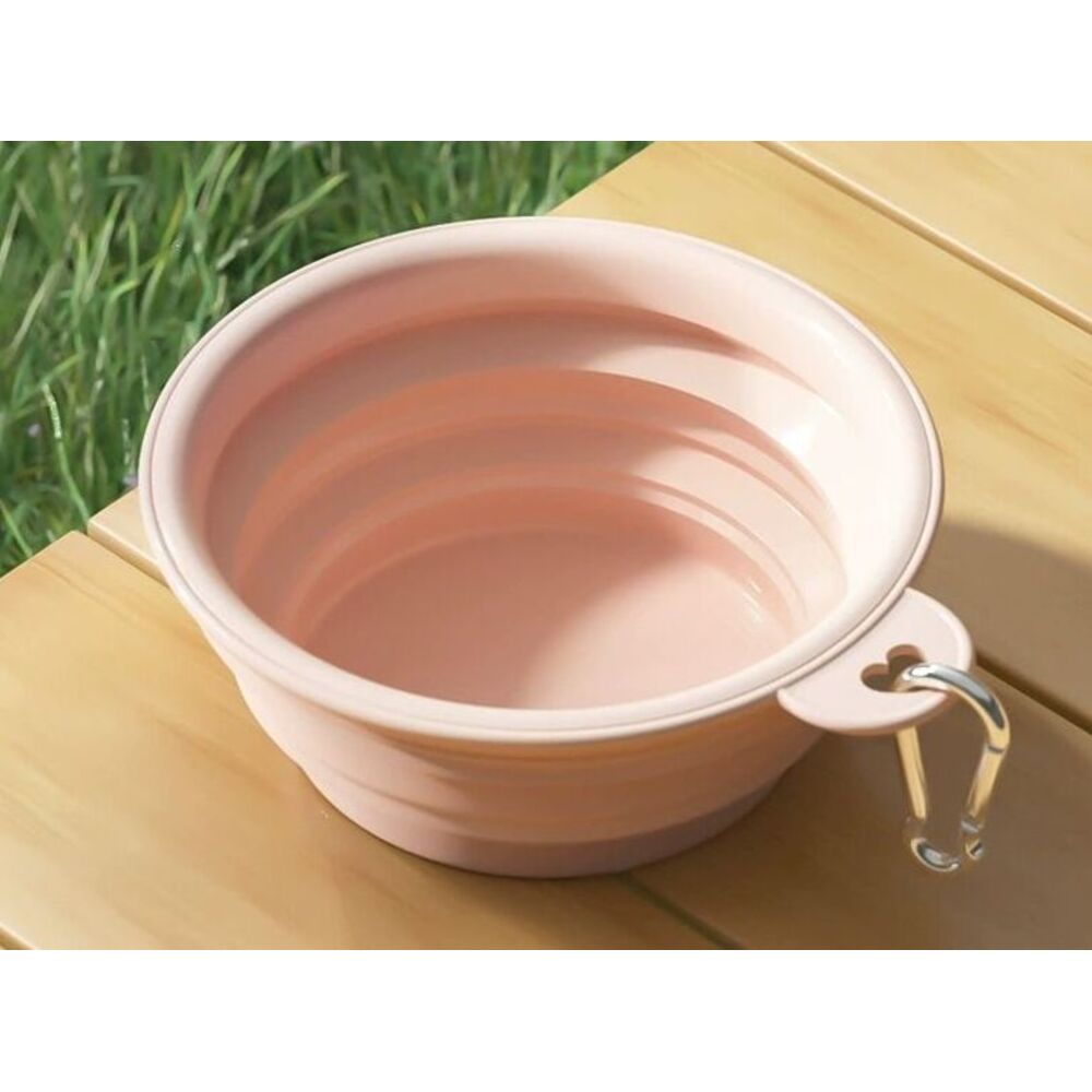 Portable Dogs And Cats, Foldable Travel Water Cup, 2-in-1 Portable Pet Drinking Cup For Car Use_voghion.com