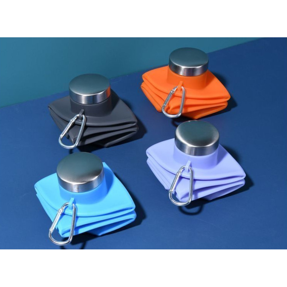 Foldable Silicone Travel Cup Outdoor Collapsible Drinking Bottle_voghion.com