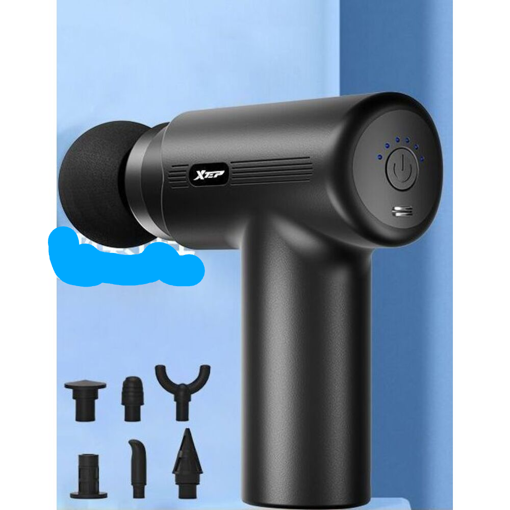 Xtep Fascia Gun Muscle Massager Relaxation Home Electric Cervical Vibration Mini Neck Membrane Professional Grade_voghion.com