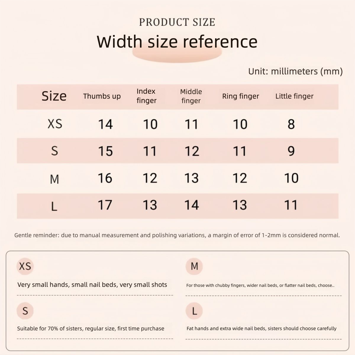 Klare Glasperlen, sanfte Mandel-Katzenaugen-Nagelkunst, Nude-Farbe, langlebig, elegant, aufhellend, tragbar, abnehmbare Nägel_voghion.com