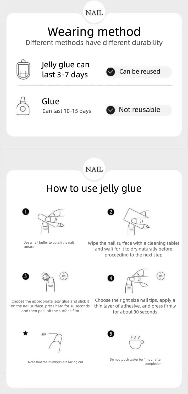 Monet Garden Cat Eye Kurz Abnehmbar Neu Aufhellung Fertig High-End Art Nagelspitzen Tragbare Aufkleber Vorgefertigt_voghion.com