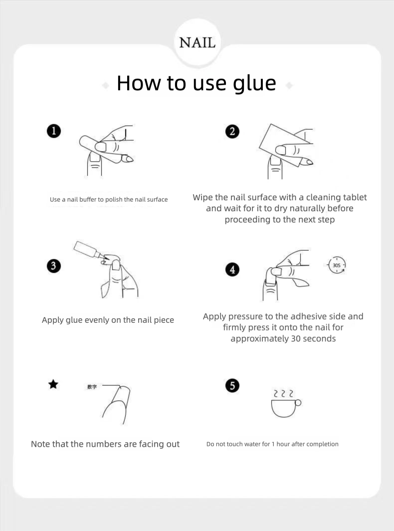 Monet Garden Cat Eye Kurz Abnehmbar Neu Aufhellung Fertig High-End Art Nagelspitzen Tragbare Aufkleber Vorgefertigt_voghion.com