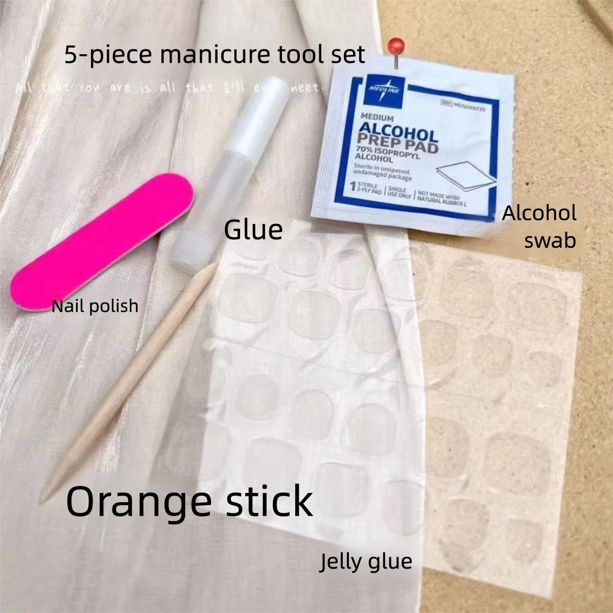 Monet Garden Cat Eye Kurz Abnehmbar Neu Aufhellung Fertig High-End Art Nagelspitzen Tragbare Aufkleber Vorgefertigt_voghion.com