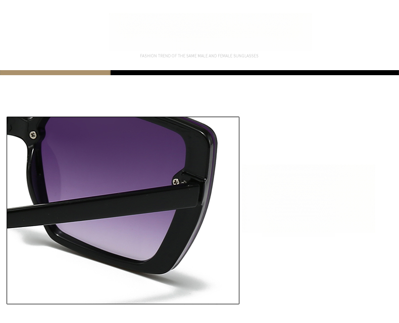 European And American Retro Square Sunglasses, UV Protection, High-end Feel Sunglasses_voghion.com