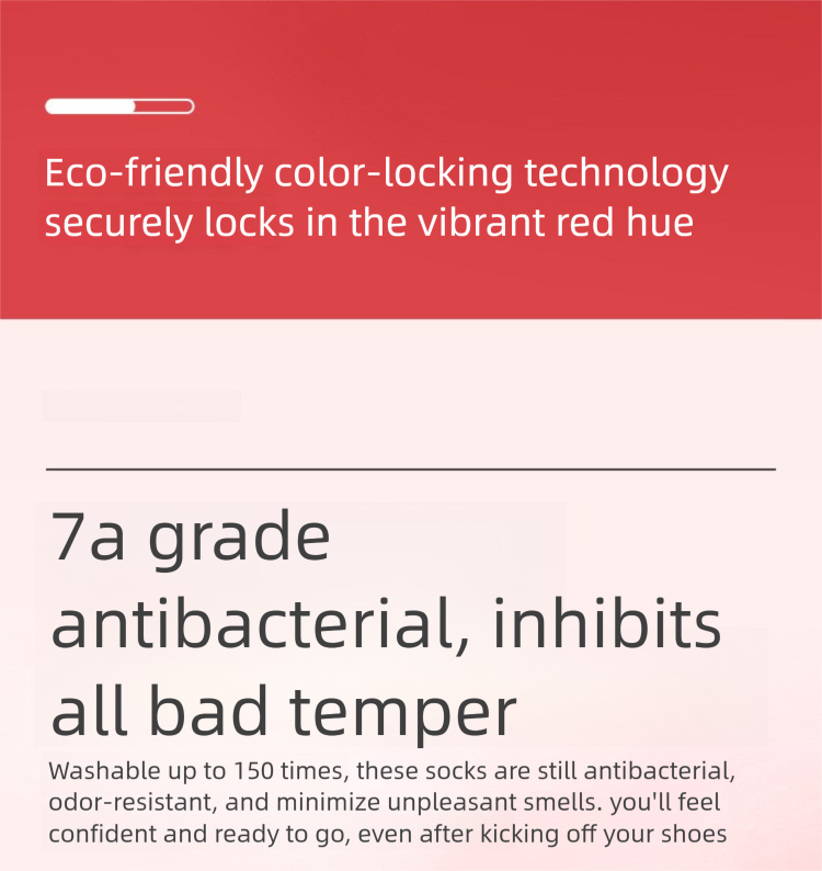 Calzini alla moda rossi di Capodanno in cotone a metà polpaccio da uomo e da donna Style Boxed 2025_voghion.com