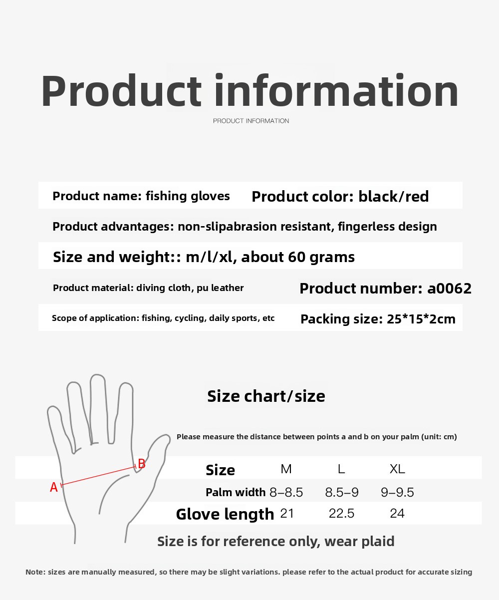 Fiskehandskar för vinter, halkfria med varmt fleecefoder_voghion.com