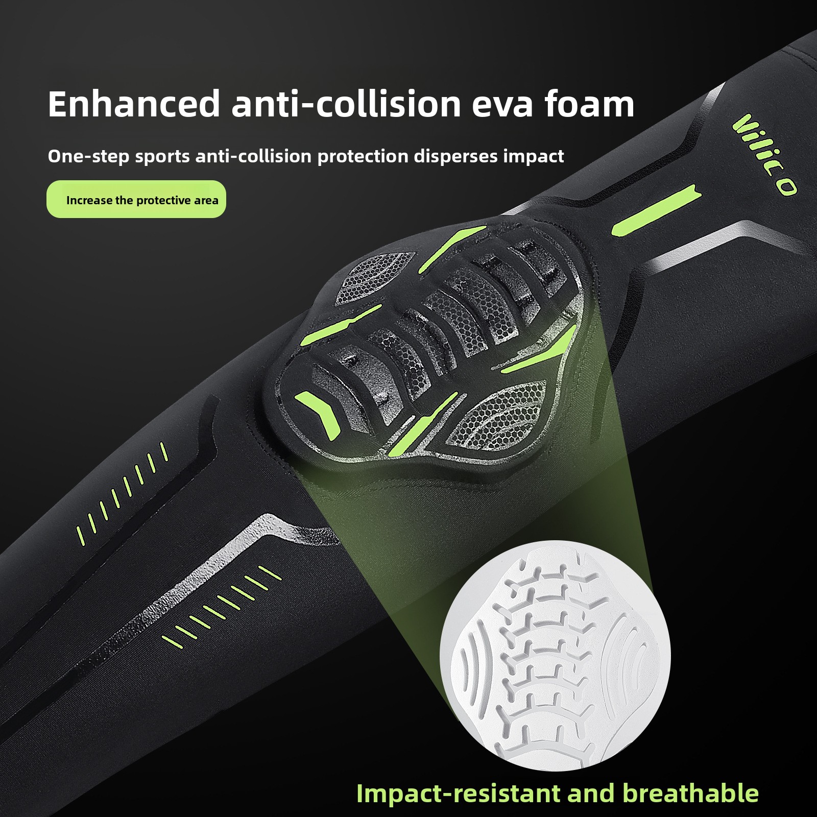 Summer Honeycomb Joint Anti-Collision Basketball Sports Fitness Arm Guard Cycling Outdoor Running Elbow Protector_voghion.com