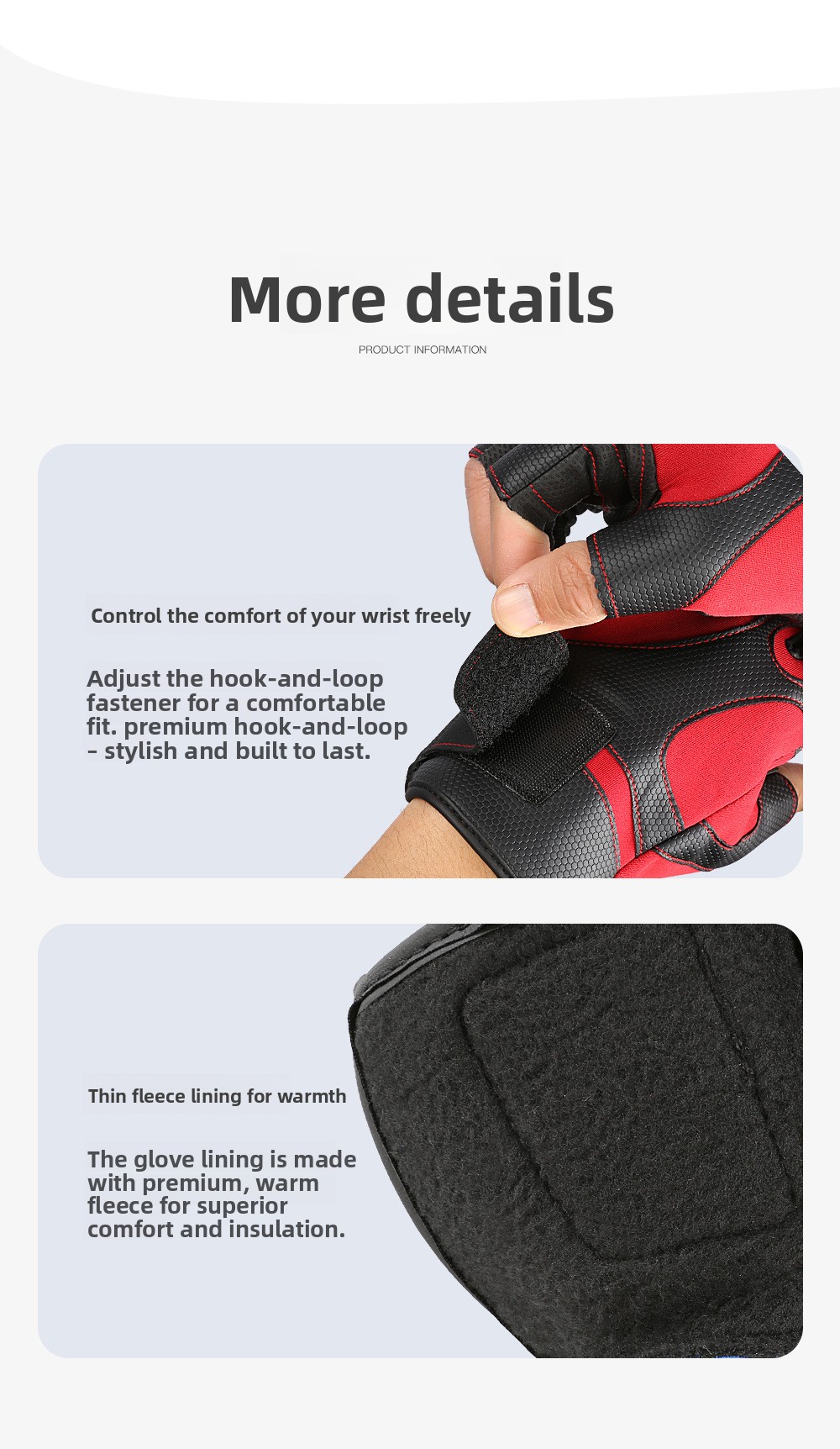 Fiskehandskar för vinter, halkfria med varmt fleecefoder_voghion.com