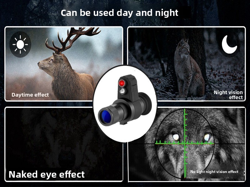 Night Vision Infrared Hunting Scope With Hd Zoom Focus Telescope_voghion.com