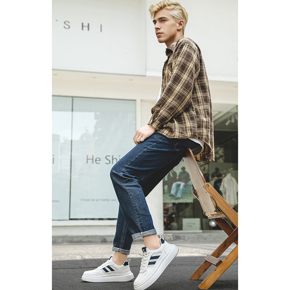 Zees Neue vielseitige weiße Herren-Sneaker 2025 Sommer Mesh Atmungsaktive Koreanischer Stil Original Casual Board Sportschuhe für Herren_voghion.com