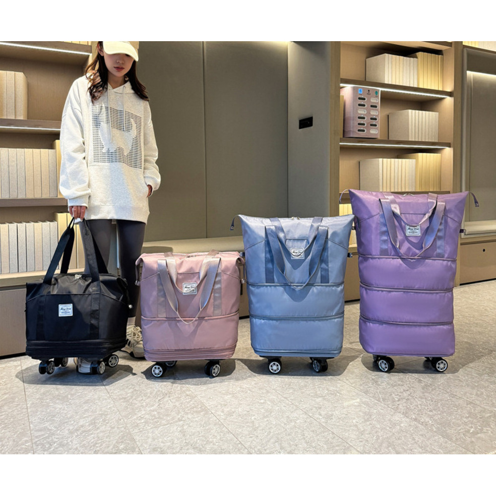 PeakGo Travel Extra Large Capacity Student Short Business Trip Storage Insert Trolley Case Universal Wheel Maternity Fitness_voghion.com