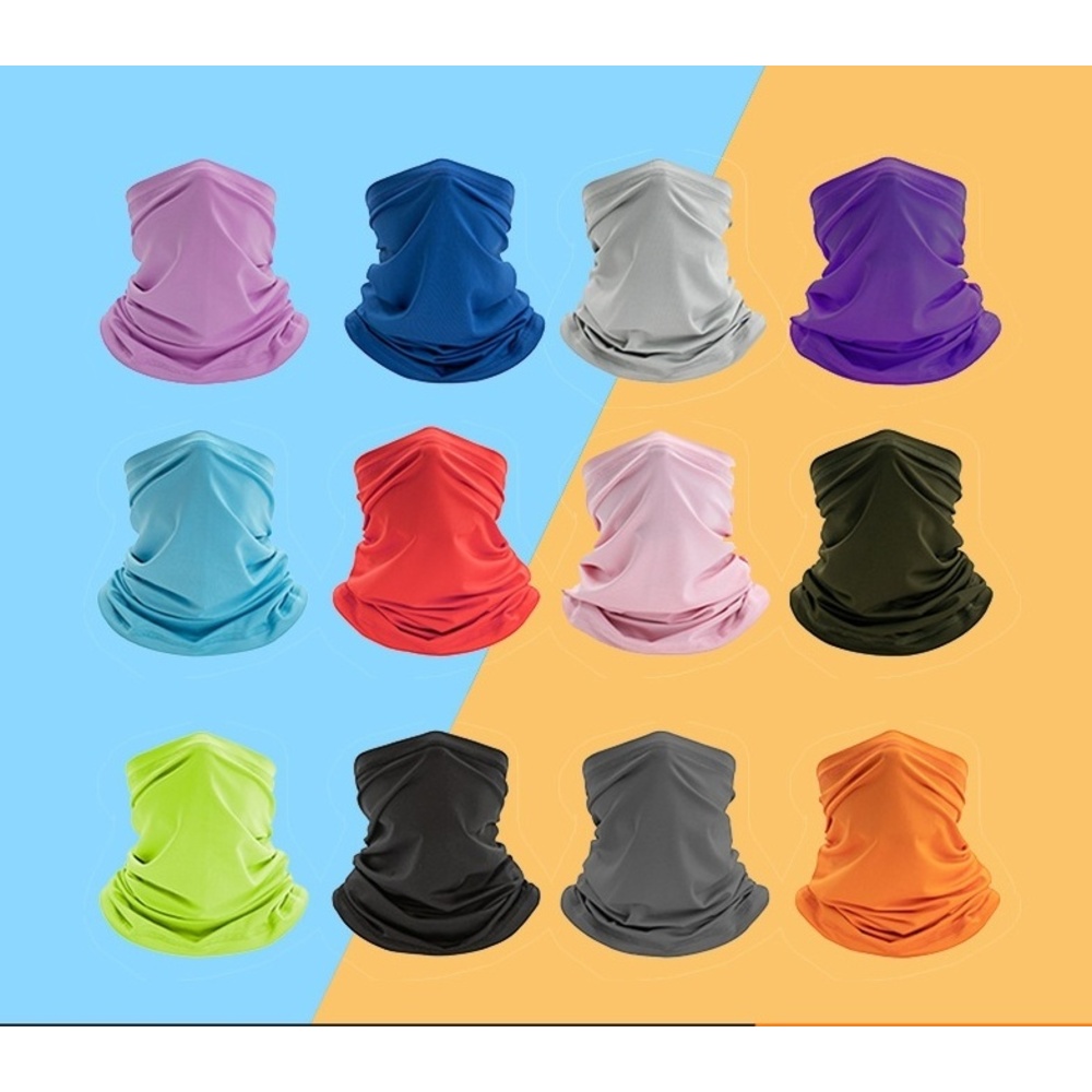 Ice Silk Neck Gaiter For Cycling Sun Protection Face Mask_voghion.com