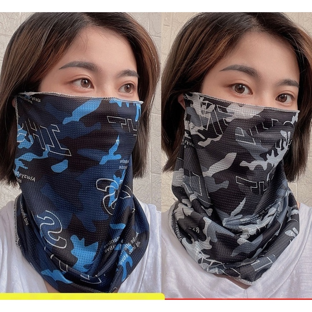 PeakGo Ice Silk Masker voor Heren, Zomerfietsmasker, Beenbeschermer, Magische Hoofddoek, Gezichtsscherm voor Dames, Zonbescherming, Ademend_voghion.com