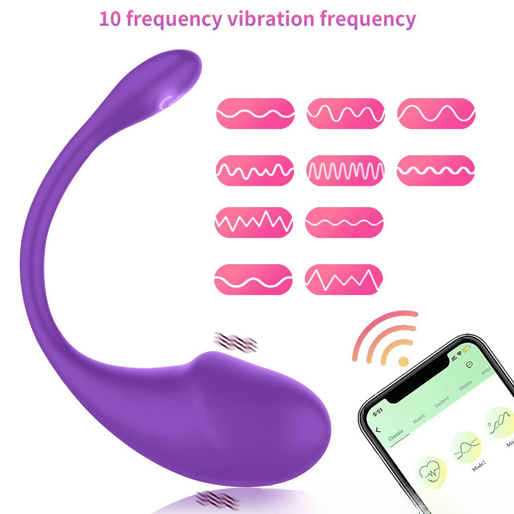 LuvBox Tadpole Vibrazione a dieci frequenze App mobile Copertura completa Giocattolo interattivo Inserimento nel corpo Vibratore divertente Disponibile all'ingrosso_voghion.com